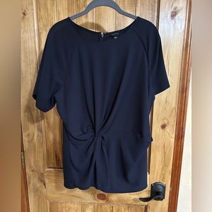 Ann Taylor Top With Intricate Knot On Front